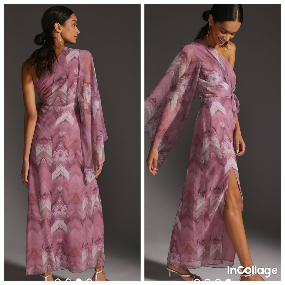 Anthropologie Purple Maxi Dress